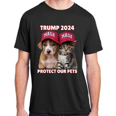 Eat Our Pets Cat Dog Maga Adult ChromaSoft Performance T-Shirt