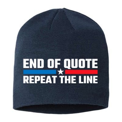 End Of Quote Repeat The Line Sustainable Beanie