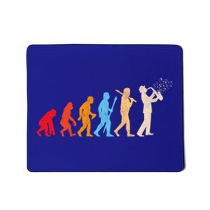 Evolution Of Retrofunny Giftstyle Saxophone Player Saxophonist Gift Mousepad