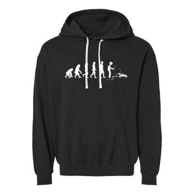 Evolution Of RC Cars RC Racing Racer RadioControlled Car Garment-Dyed Fleece Hoodie