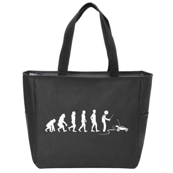 Evolution Of RC Cars RC Racing Racer RadioControlled Car Zip Tote Bag