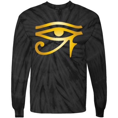 Eye Of Ra Horus Egyptian Tie-Dye Long Sleeve Shirt