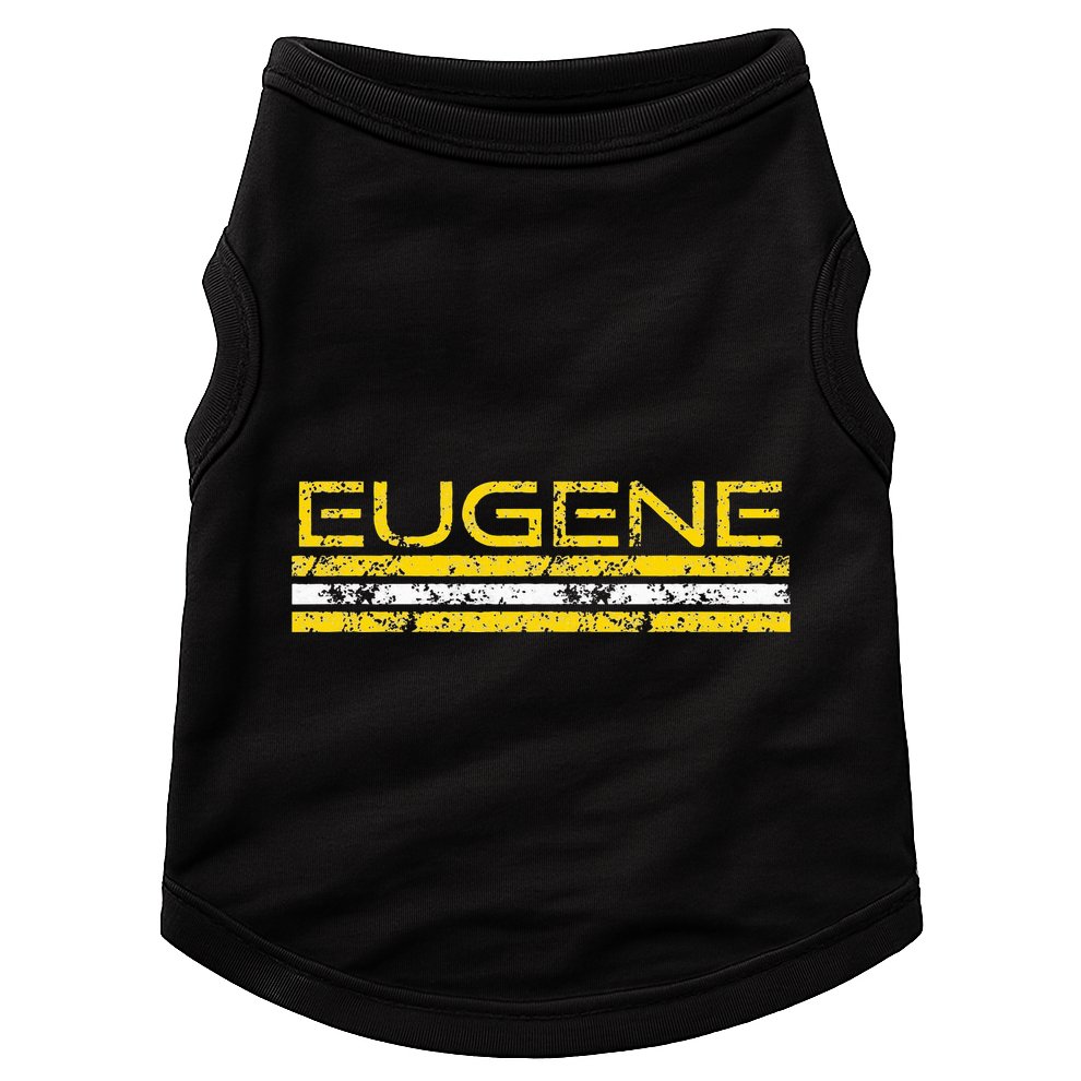 Eugene Oregon Retro Vintage Weathered Doggie Tank