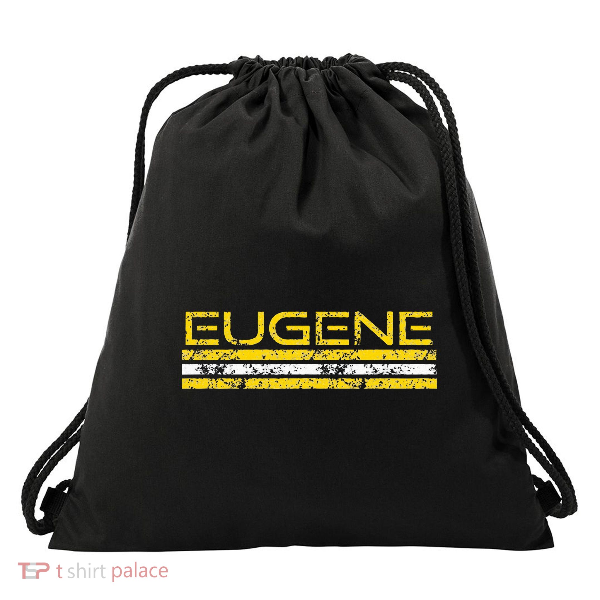 Eugene Oregon Retro Vintage Weathered Drawstring Bag