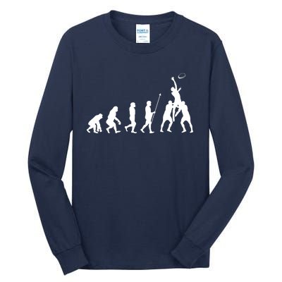 Evolution Of Rugby Tall Long Sleeve T-Shirt