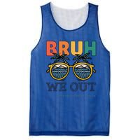 End Of School Year Teachers Bruh We Out Paraprofessional Gift Mesh Reversible Basketball Jersey Tank