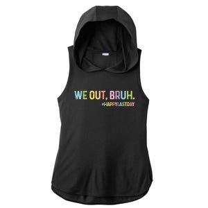 End Of School Year Teachers Hello Summer Bruh We Out Great Gift Ladies PosiCharge Tri-Blend Wicking Draft Hoodie Tank