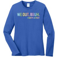 End Of School Year Teachers Hello Summer Bruh We Out Great Gift Ladies Long Sleeve Shirt