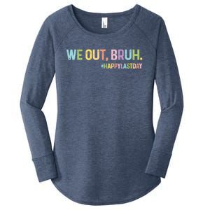 End Of School Year Teachers Hello Summer Bruh We Out Great Gift Women's Perfect Tri Tunic Long Sleeve Shirt