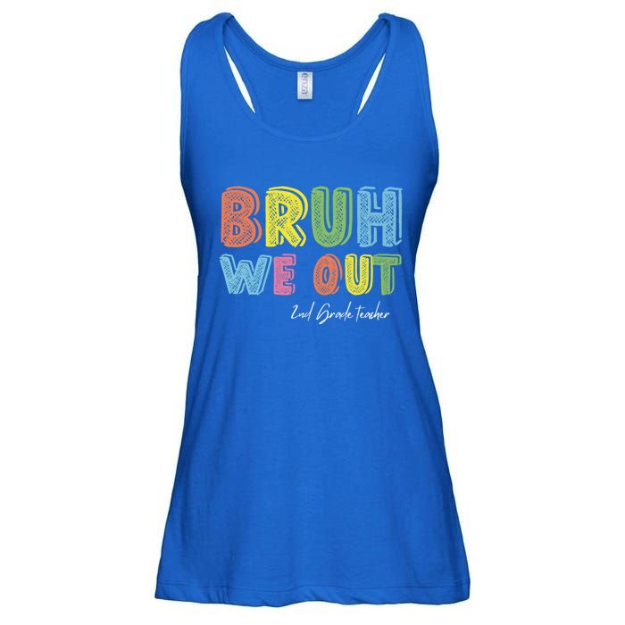 End Of School Year Second Grade Teacher Summer Bruh We Out Gift Ladies Essential Flowy Tank