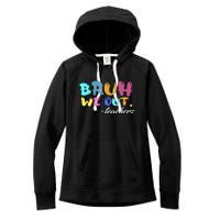 End Of School Year Summer Bruh We Out Teachers Gift Women's Fleece Hoodie