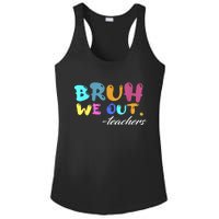 End Of School Year Summer Bruh We Out Teachers Gift Ladies PosiCharge Competitor Racerback Tank