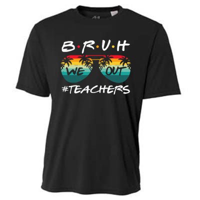 End Of School Year Teacher Summer Bruh We Out Cooling Performance Crew T-Shirt