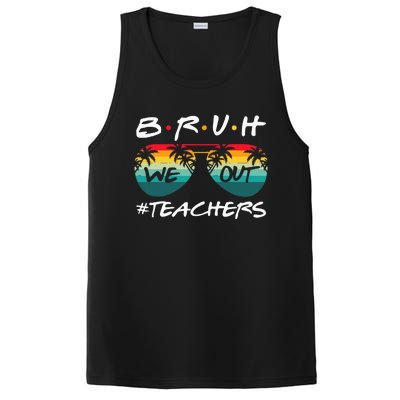 End Of School Year Teacher Summer Bruh We Out PosiCharge Competitor Tank