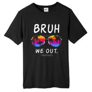 End Of School Rainbow Sunglasses Beach Bruh We Out Teachers Tall Fusion ChromaSoft Performance T-Shirt