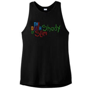 Em Of Slim Retro Colorful Death Shady Ladies PosiCharge Tri-Blend Wicking Tank