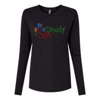 Em Of Slim Retro Colorful Death Shady Womens Cotton Relaxed Long Sleeve T-Shirt