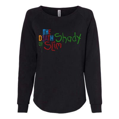 Em Of Slim Retro Colorful Death Shady Womens California Wash Sweatshirt