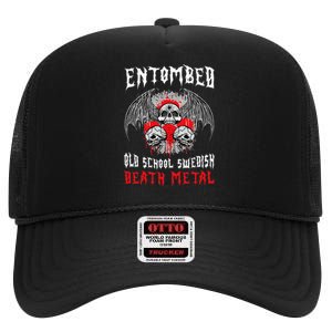 Entombed Old School Swedish Death Metal Music High Crown Mesh Back Trucker Hat