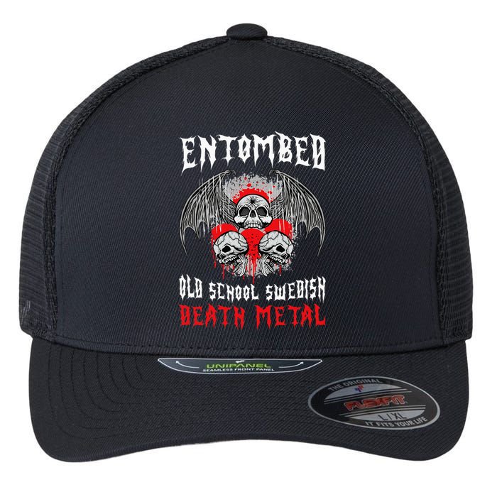 Entombed Old School Swedish Death Metal Music Flexfit Unipanel Trucker Cap