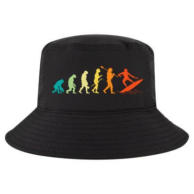 Evolution Of Surfers Surfboard Surfboarder Surfing Cool Comfort Performance Bucket Hat