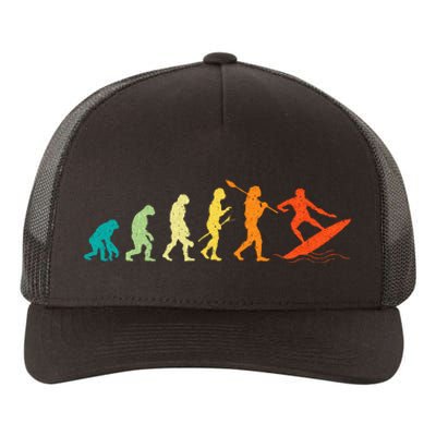 Evolution Of Surfers Surfboard Surfboarder Surfing Yupoong Adult 5-Panel Trucker Hat