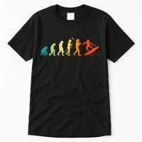 Evolution Of Surfers Surfboard Surfboarder Surfing Tall T-Shirt