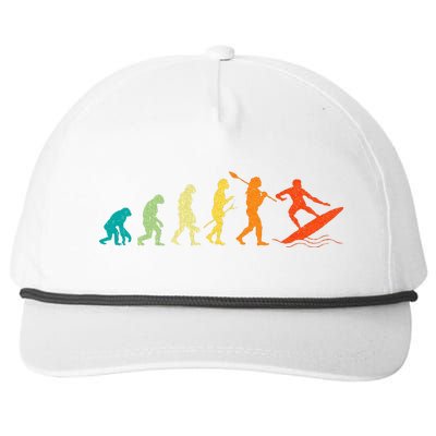 Evolution Of Surfers Surfboard Surfboarder Surfing Snapback Five-Panel Rope Hat