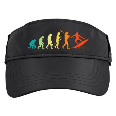 Evolution Of Surfers Surfboard Surfboarder Surfing Adult Drive Performance Visor