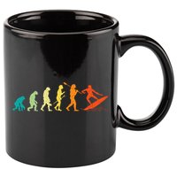 Evolution Of Surfers Surfboard Surfboarder Surfing 11oz C Handle Ceramic Mug