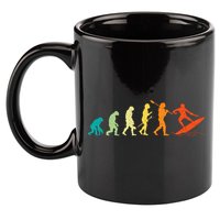 Evolution Of Surfers Surfboard Surfboarder Surfing 11oz C Handle Ceramic Mug