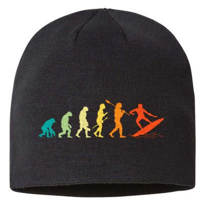 Evolution Of Surfers Surfboard Surfboarder Surfing Sustainable Beanie