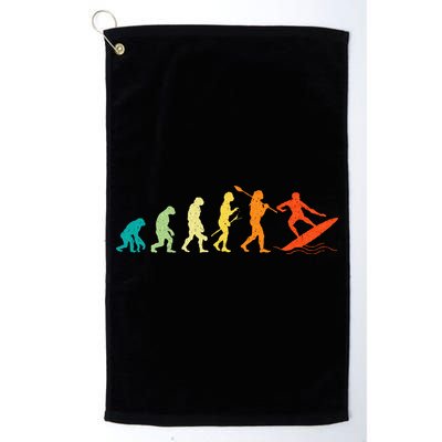 Evolution Of Surfers Surfboard Surfboarder Surfing Golf Towel