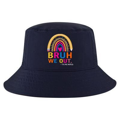 End Of School Year Teacher Summer Bruh We Out Funny Teachers Cool Comfort Performance Bucket Hat