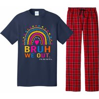 End Of School Year Teacher Summer Bruh We Out Funny Teachers Pajama Set