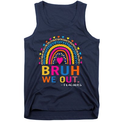 End Of School Year Teacher Summer Bruh We Out Funny Teachers Tank Top