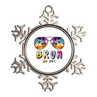 End Of School Rainbow Sunglasses Beach Bruh We Out Teachers  Metallic Star Ornament