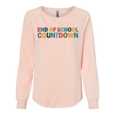 End Of School Countdown Summer Vibe Womens California Wash Sweatshirt