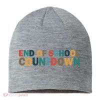 End Of School Countdown Summer Vibe Sustainable Beanie