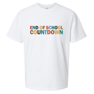 End Of School Countdown Summer Vibe Sueded Cloud Jersey T-Shirt