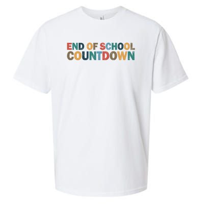 End Of School Countdown Summer Vibe Sueded Cloud Jersey T-Shirt