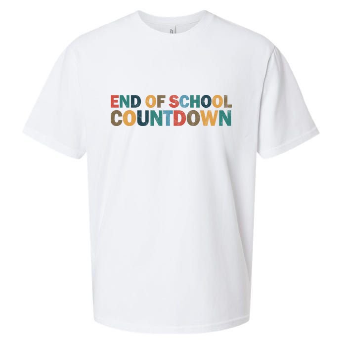 End Of School Countdown Summer Vibe Sueded Cloud Jersey T-Shirt