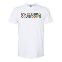 End Of School Countdown Summer Vibe Softstyle CVC T-Shirt