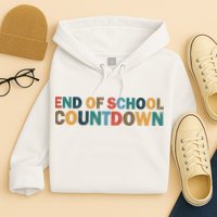 End Of School Countdown Summer Vibe Hoodie