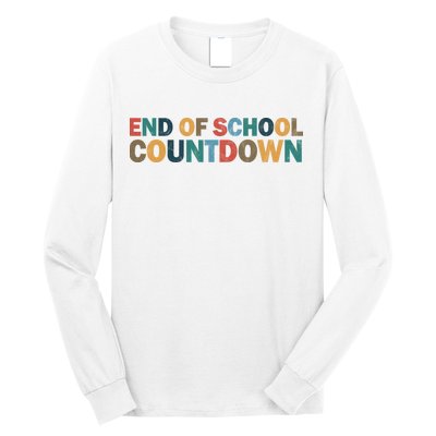 End Of School Countdown Summer Vibe Long Sleeve Shirt