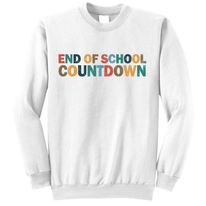 End Of School Countdown Summer Vibe Sweatshirt