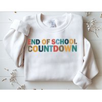 End Of School Countdown Summer Vibe Sweatshirt