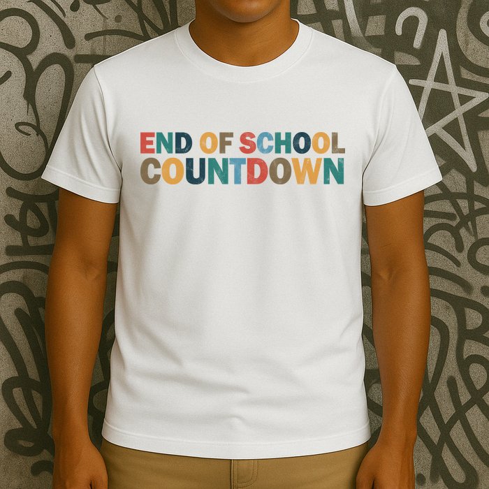 End Of School Countdown Summer Vibe T-Shirt