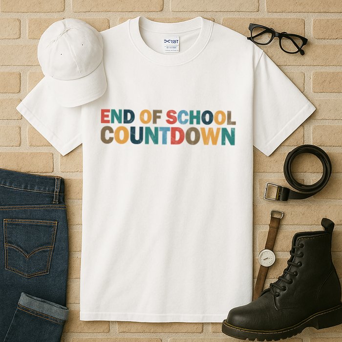 End Of School Countdown Summer Vibe Tall T-Shirt