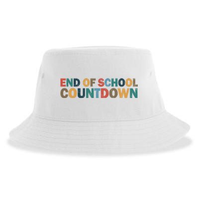 End Of School Countdown Summer Vibe Sustainable Bucket Hat